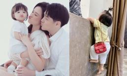 Thích thú với style 'hóng hớt' của bé Winnie nhà Đông Nhi: 'Tóc cây dừa', vai túi hiệu cực kỳ đáng yêu