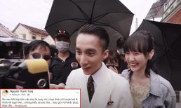 Sơn Tùng từng chia sẻ rất ngại khi quay MV cùng bạn diễn nữ, nhưng trong loạt ảnh hậu trường đóng MV với Hải Tú fan soi thái độ khác hẳn