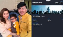 Chiều con như vợ cũ Đan Trường: Thấy Thiên Từ hâm mộ BTS, liền đặt ngay chỗ VIP cho quý tử thỏa đam mê