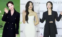 Thảm đỏ AAA 2021: Tình tin đồn' của Song Joong Ki xuất hiện lẻ bóng, Song Ji Hyo 'Running Man' cực chất với mái tóc ngắn cũn cỡn