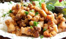 Thịt ba chỉ tẩm ướp thêm thứ này rồi đem chiên, hương vị thơm ngon mà không ngán