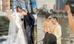 Vũ Khắc Tiệp bất ngờ công khai hậu trường chụp ảnh cưới với Ngọc Trinh, phải chăng sắp về chung một nhà? 