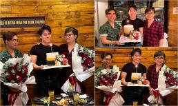 MC Đại Nghĩa ôm hoa, khoác vai tình tứ 'bạn trai tin đồn' Võ Tấn Phát trong tiệc sinh nhật