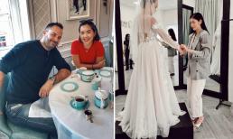 Em gái siêu mẫu Hà Anh đi thử váy cưới, tiết lộ phản ứng của chú rể U50 khi thấy ảnh cô dâu