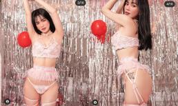 Mừng sinh nhật sớm, Sĩ Thanh tung bộ ảnh diện nội y siêu sexy khoe trọn đường cong cực nóng bỏng 