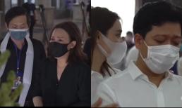 Clip trong tang lễ NS Chí Tài được chia sẻ lại: Hoài Linh - Việt Hương đeo tang nức nở, Trường Giang như chết trân