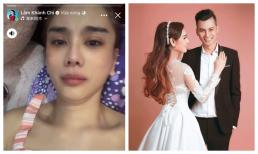 Lâm Khánh Chi bật khóc buồn bã sau khi chồng kém 8 tuổi tuyên bố ly hôn