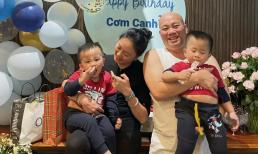 Mẹ chồng ca nương Kiều Anh mừng sinh nhật hai con tròn 2 tuổi, tiết lộ nỗi lo sợ hàng năm khi sinh nở ở tuổi U50