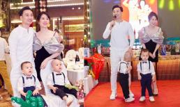 Vợ chồng MC Thành Trung tổ chức tiệc sinh nhật hoành tráng cho hai con trai