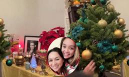 Con gái Phi Nhung bận rộn cùng người thân trang trí Giáng sinh tại nhà riêng của mẹ ruột ở Mỹ