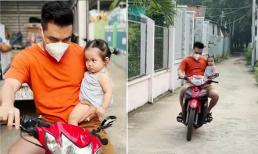 Lê Dương Bảo Lâm lên tiếng khi bị cho là vừa lái xe máy vừa bế con cực nguy hiểm