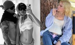 Liên tục bị đồn bầu bí trước khi cưới, vị hôn thê của cậu cả nhà Becks vạch áo 'hở bạo' để đáp trả