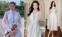 Hoa hậu Đỗ Thị Hà 'lép vế' khi đụng váy Phương Khánh, Phí Phương Anh