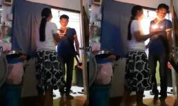 Hào hứng bê bánh kem tổ chức sinh nhật bất ngờ cho chồng, người vợ nhận về cái kết đây chua chát