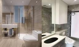 Phòng tắm được trang trí theo cách này, và không gian lưu trữ đẹp hơn