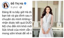 Hoa hậu Đỗ Thị Hà nhiễm Covid-19 và không thể về Việt Nam như dự định 