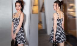 Á khôi Nguyễn Thùy Chi diện váy khoe bờ vai gợi cảm, thả dáng quyến rũ thu hút mọi ánh nhìn