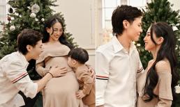 Ái nữ nhà đại gia Minh Nhựa khoe ảnh đón Noel, nhan sắc mẹ bầu gây chú ý