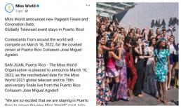 Miss World 2021 dời đêm chung kết đến tháng 3/2022, tổn thất thế nào?