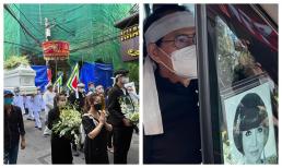 Ngày cuối đưa tiễn NSƯT Thanh Kim Huệ: Chồng ôm di ảnh vợ đầy xót xa, quan tài trắng lặng lẽ đi giữa dòng người