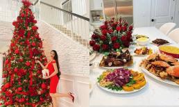 Phạm Hương khoe biệt thự triệu đô ở Mỹ trang trí Giáng sinh, bữa tiệc hoành tráng khiến dân tình bất ngờ