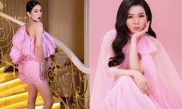 Khẳng định không thích màu hồng, nhưng nhìn loạt trang phục gần đây của Lệ Quyên, fan lại thấy điều ngược lại 