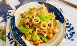 Cách làm mực xào cần tây, ăn vừa miệng, thơm ngon, giàu dinh dưỡng