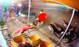 Nhóm côn đồ hành hung dã man người phụ nữ bán hoa quả gây phẫn nộ