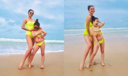 Vợ cũ Gia Bảo đưa con gái đi du lịch đầu năm mới, vóc dáng 'bà mẹ một con' gây chú ý khi diện bikini