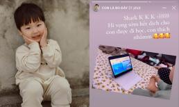 Bé Bo nhà Hòa Minzy ngày càng đỉnh: Rớt mạng vẫn chăm chỉ học hành, lại còn phát âm tiếng Anh chuẩn cỡ này 