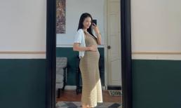 Salim khoe vóc dáng thon gọn khi mang bầu, tiết lộ việc tranh thủ 'hành' thiếu gia tập đoàn may mặc