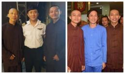 Đàm Vĩnh Hưng, Hoài Linh, Trấn Thành từng chụp chung với nhiều người ở Tịnh thất Bồng Lai