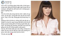 Sau khi tuyên bố không cần giải thích với ai, Hà Anh lại gửi lời xin lỗi nhưng đọc thấy sai sai