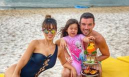 Hậu drama, siêu mẫu Hà Anh dành lời khen cho chồng Tây