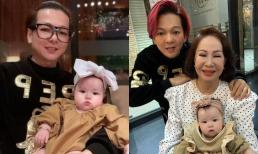 Ca sĩ Vũ Hà hạnh phúc khoe khung ảnh cùng cháu nội, nhóc tỳ kháu khỉnh chiếm spotlight