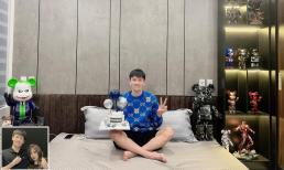 Hoàng Đức đón sinh nhật trong phòng vì bị nhiễm Covid-19, bạn gái xinh đẹp gửi lời nhắn ngọt ngào