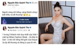 Bị Diệp Lâm Anh tố chen vào hôn nhân với chồng thiếu gia, Quỳnh Thư vẫn nói đạo lí