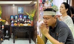 NSƯT Trịnh Kim Chi nghẹn ngào cùng gia đình làm lễ cúng 100 ngày cho mẹ