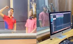 Hồ Văn Cường tập nhạc cùng danh ca Ngọc Sơn, thái độ giọng ca nhí gây chú ý dân mạng