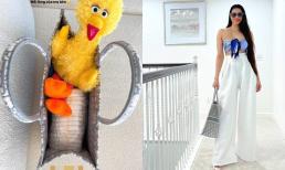 Sắm túi hiệu chục triệu, Phạm Hương chỉ đựng những thứ này, tiết lộ 'nỗi lòng của mẹ bỉm sữa'