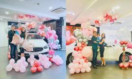 MC Phương Mai khoe xế hộp 2,5 tỷ được chồng Tây tặng đón Tết Nguyên Đán 2022