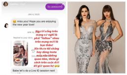 Cư dân mạng 'bóc phốt' Hà Anh sống ảo khi tự cho là bạn của Miss Universe 2005, siêu mẫu minh oan cực ngầu