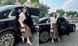 Bảo Thy đeo túi hiệu khoe vóc dáng thon gọn bên siêu xe tiền tỷ, tiết lộ ông xã đại gia cưng chiều ở điểm này