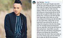 Giữa bão drama, Cao Thái Sơn bất ngờ lên tiếng khuyên nhủ cô gái vừa tố Thanh Bình lăng nhăng 