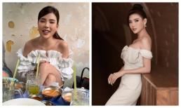 Thúy Diễm bị bắt gặp ngồi ăn lề đường, nhan sắc ra sao mà dân tình trầm trồ?