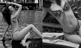Hiếm hoi đi bơi, Thiều Bảo Trang khiến fans 'xịt máu mũi' khi diện bikini