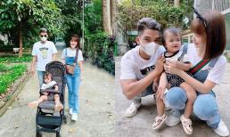 Mạc Văn Khoa và bà xã đưa con gái đi sở thú, biểu cảm nhóc tỳ cực đáng yêu