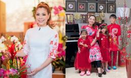 Không khí Tết trong biệt thự triệu đô của Thanh Thảo ở Mỹ, nữ ca sĩ cùng các con đi chợ Tết