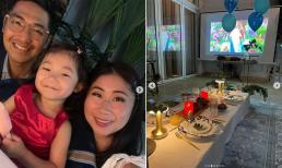 Chị chồng Tăng Thanh Hà tổ chức sinh nhật cho ông xã, gửi lời cực ngọt
