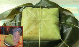 Mẹo cắt bánh chưng không cần dùng lạt từ một thứ mà nhà nào cũng có: Không hề dính hay nát bánh 